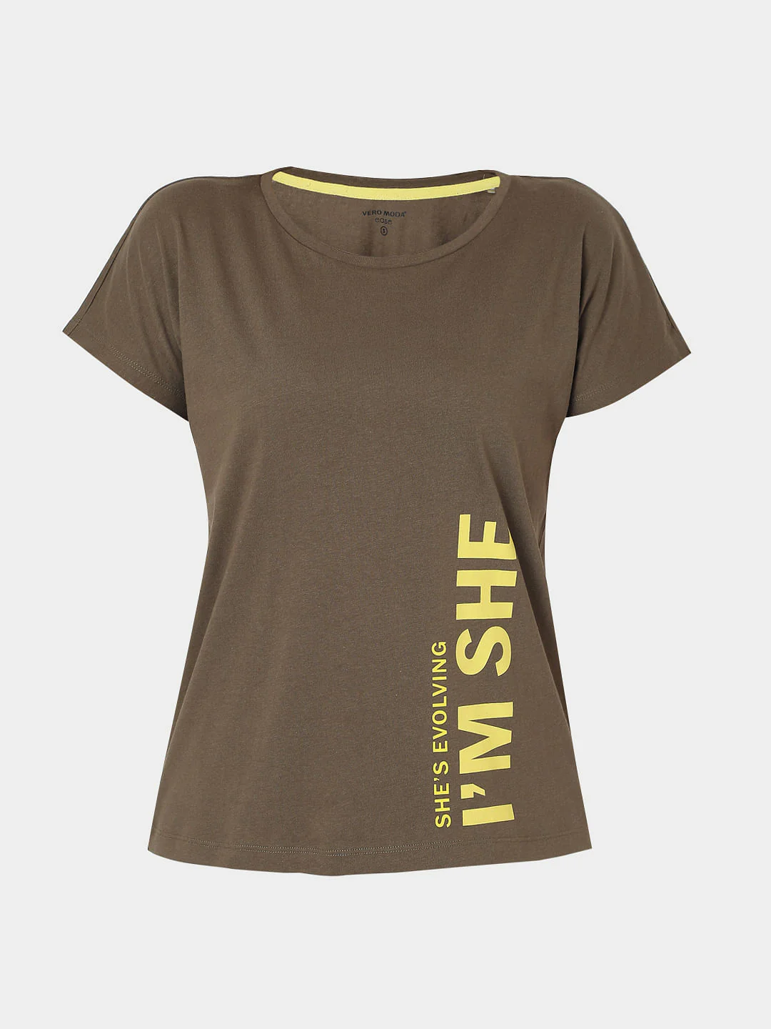 Green Slogan Print Lounge T-Shirt - Image 5