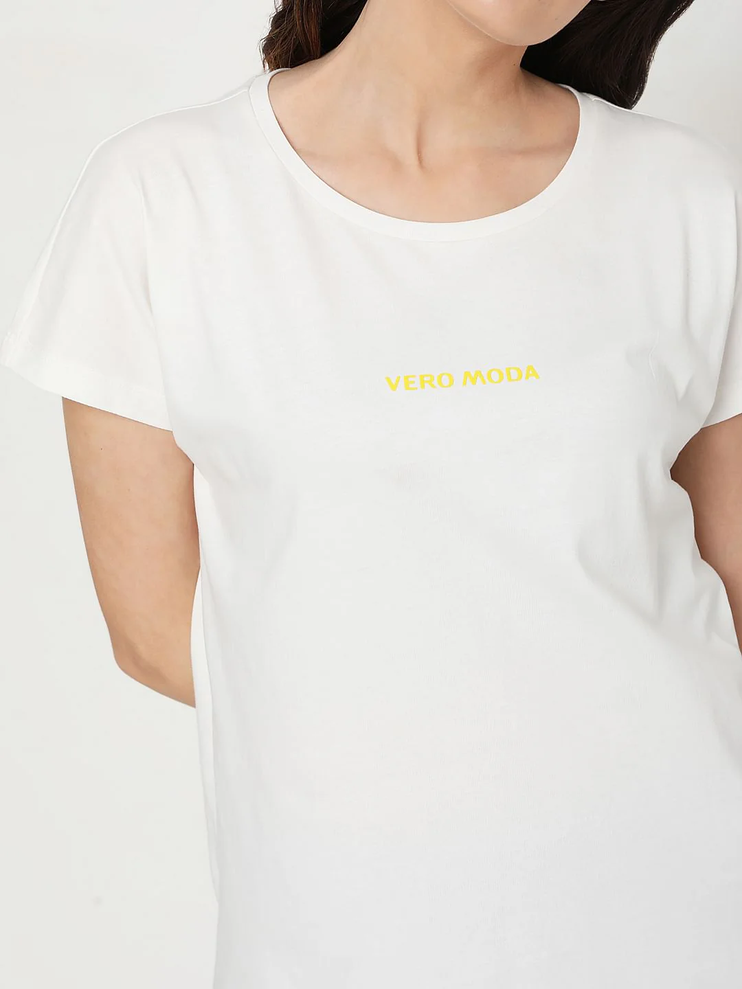White Logo Print Lounge T-Shirt - Image 4