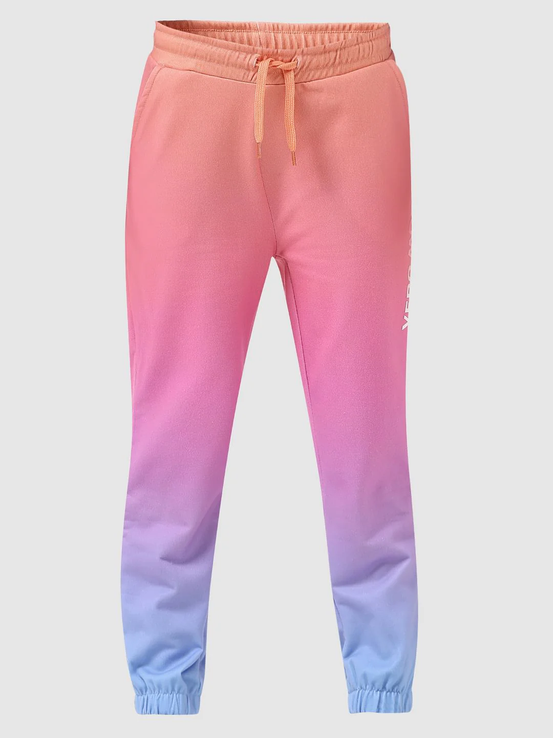 Girl Pink Mid Rise Ombre Sweatpants - Image 5