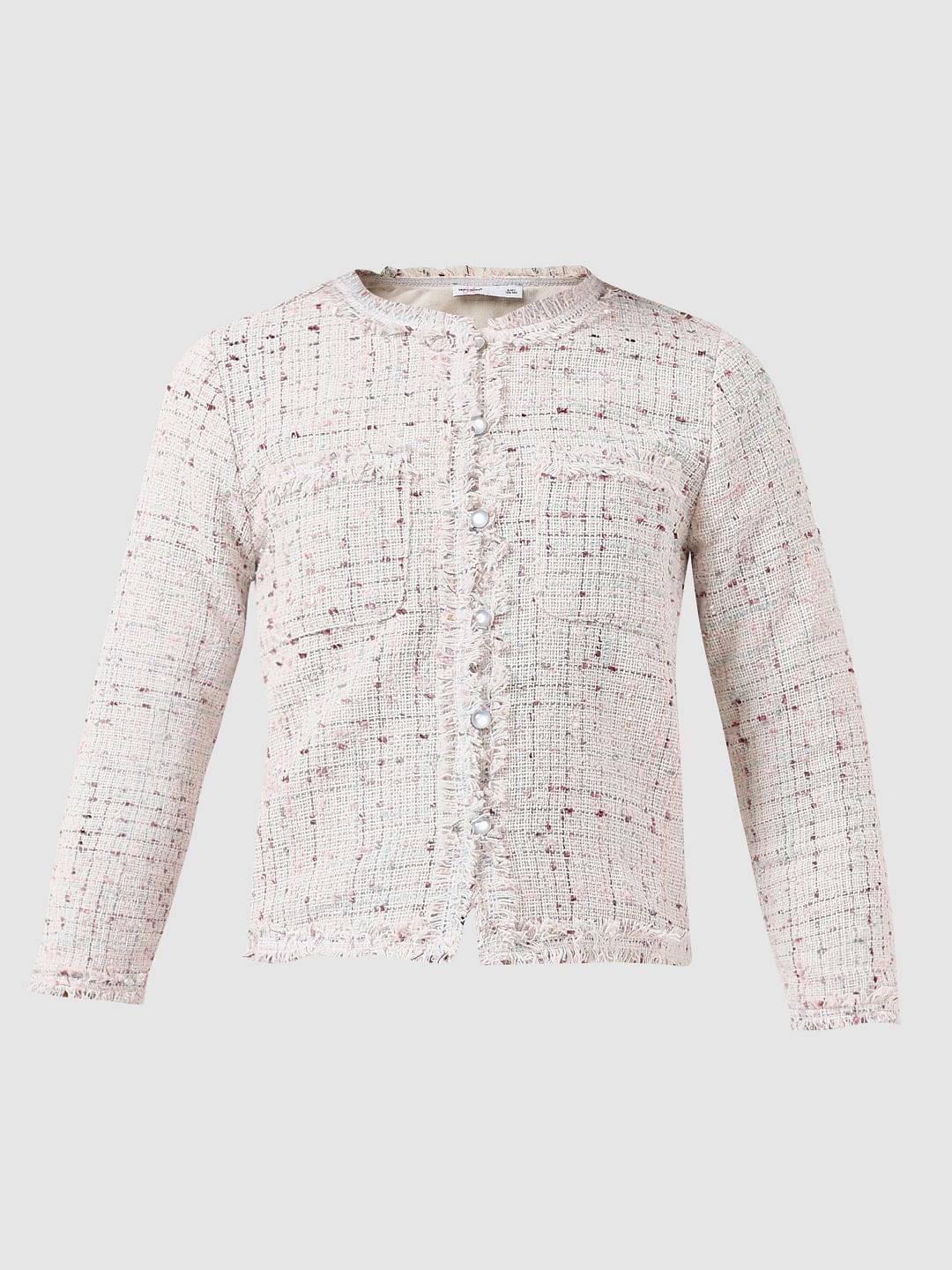 Girl White Yard Dyed Shirt - Image 6