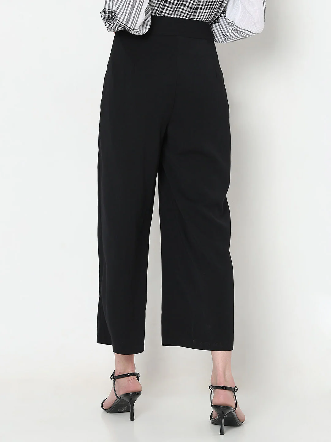 Black Wide Leg Pants - Image 4