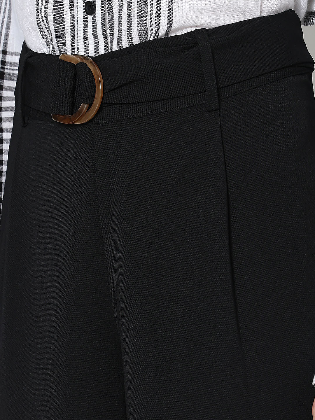 Black Wide Leg Pants - Image 8