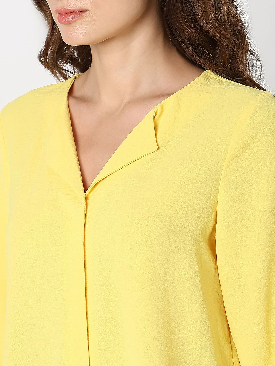 Yellow Front Button Top - Image 8
