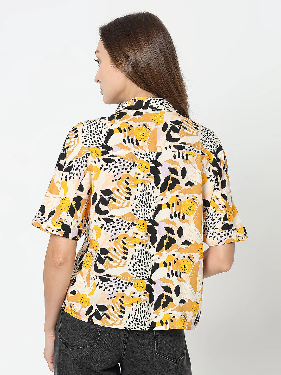 Black Printed Shirt - Image 4