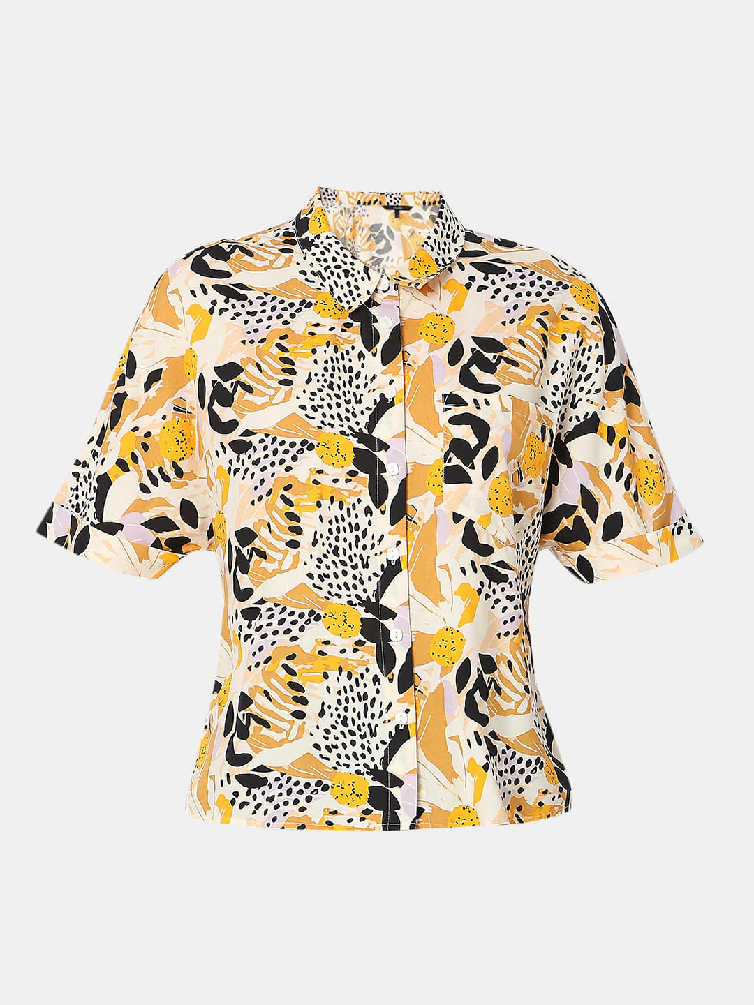 Black Printed Shirt - Image 7