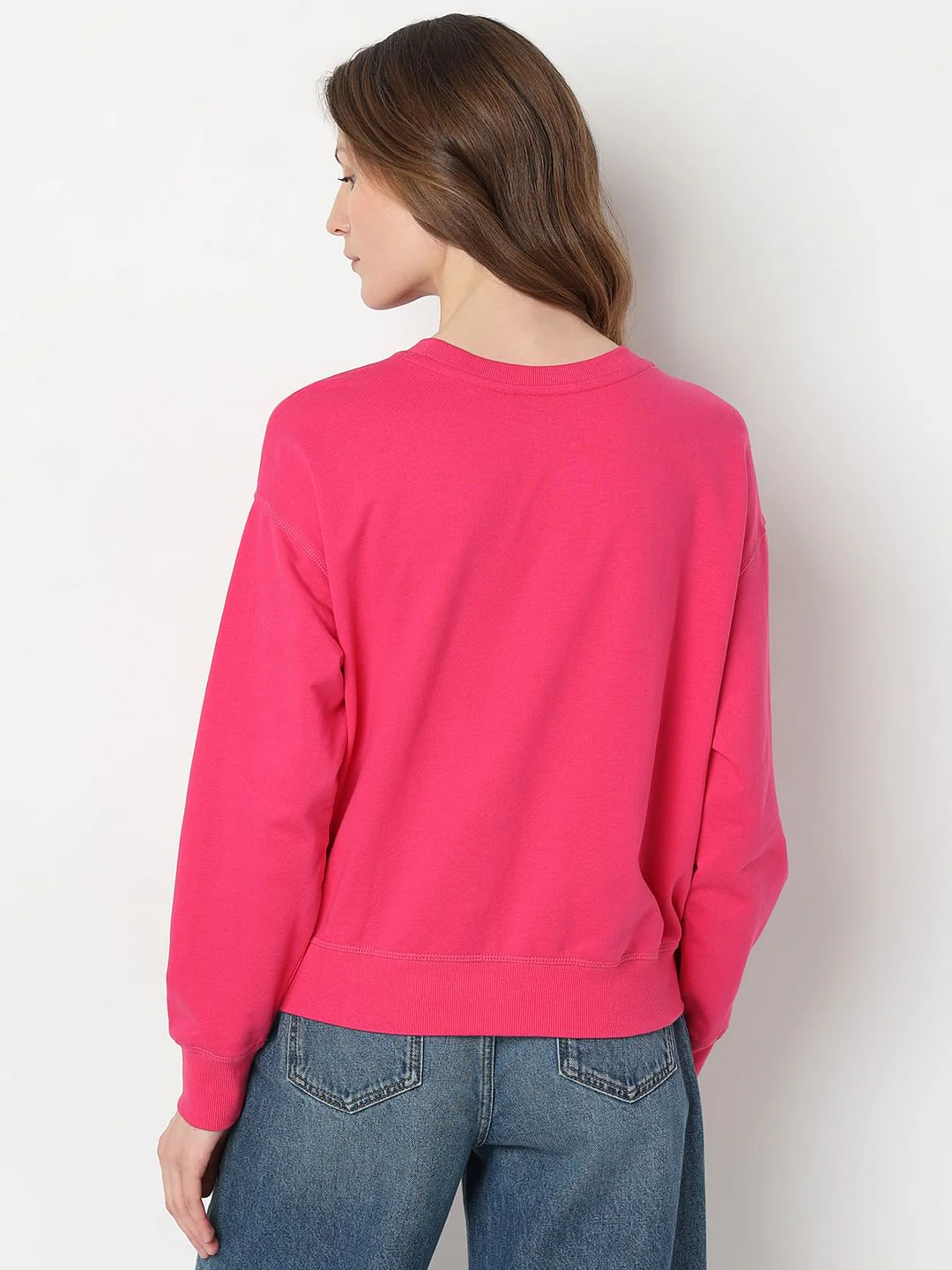 Pink Printed Sweatshirt - Image 4