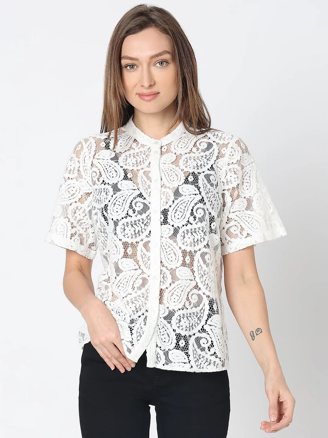 White Lace Top - Image 2