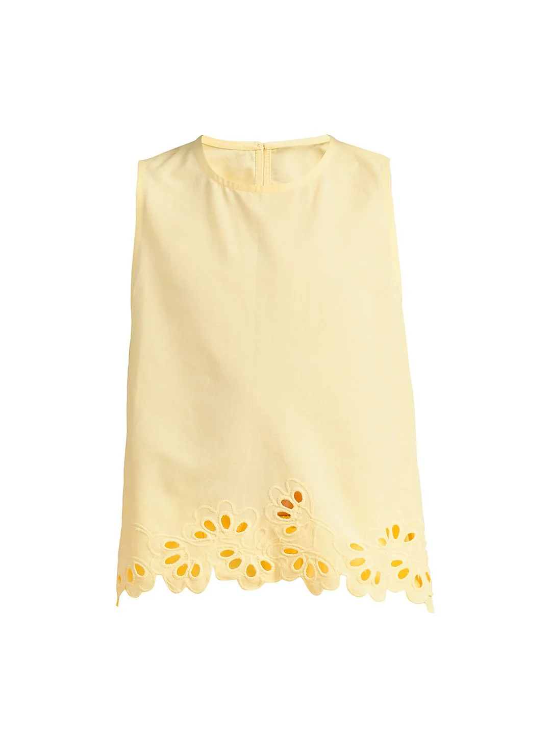 Girls Yellow Laser Cut Co-Ord Set Top - Image 6