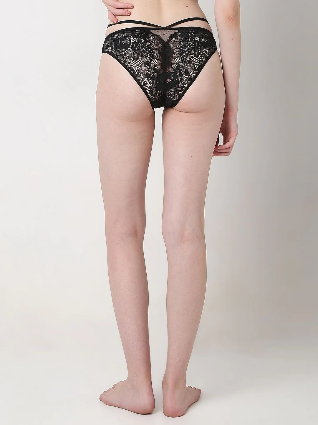 Intimates Black Lace Bikini Briefs - Image 4