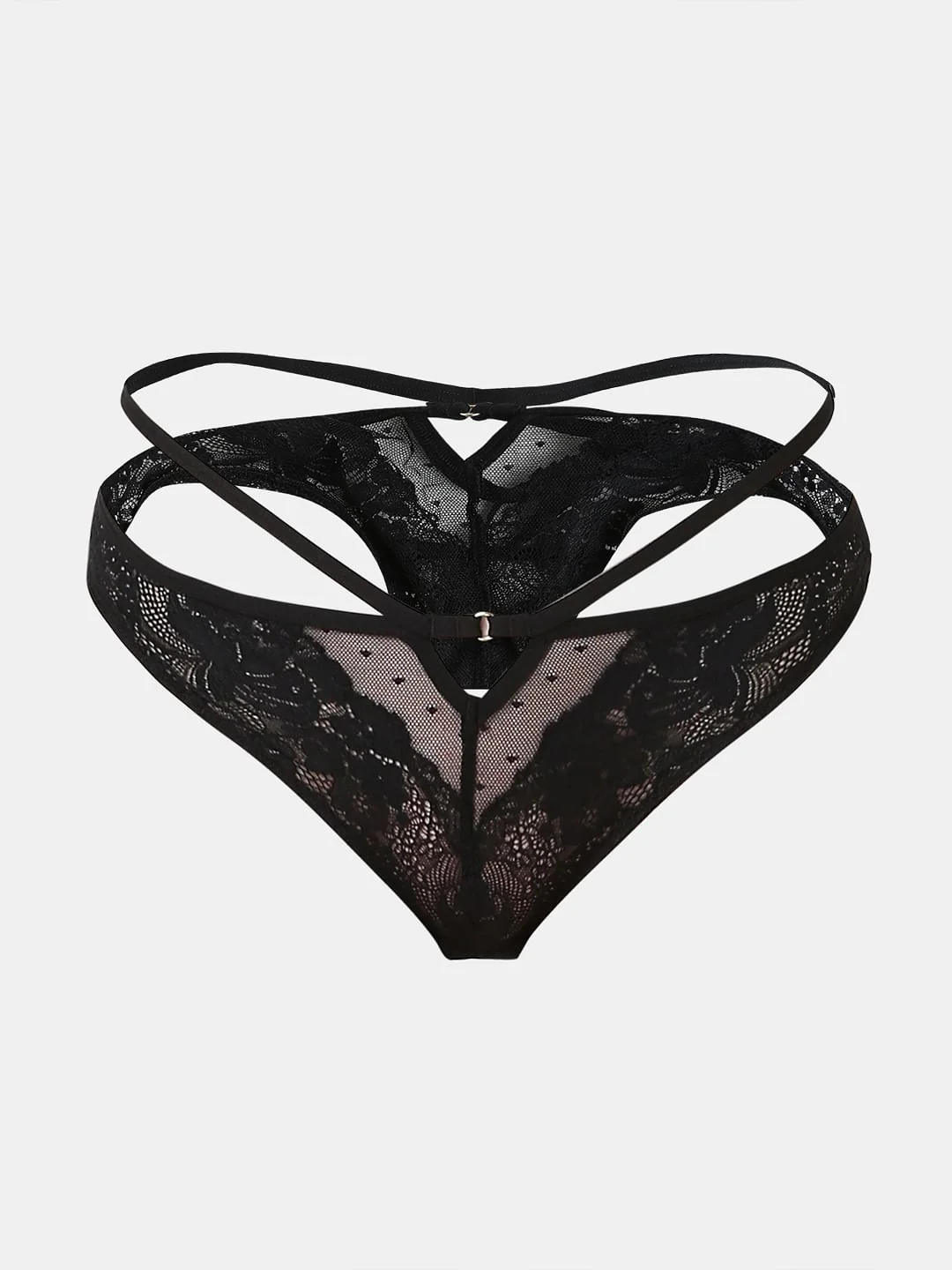 Intimates Black Lace Bikini Briefs - Image 7