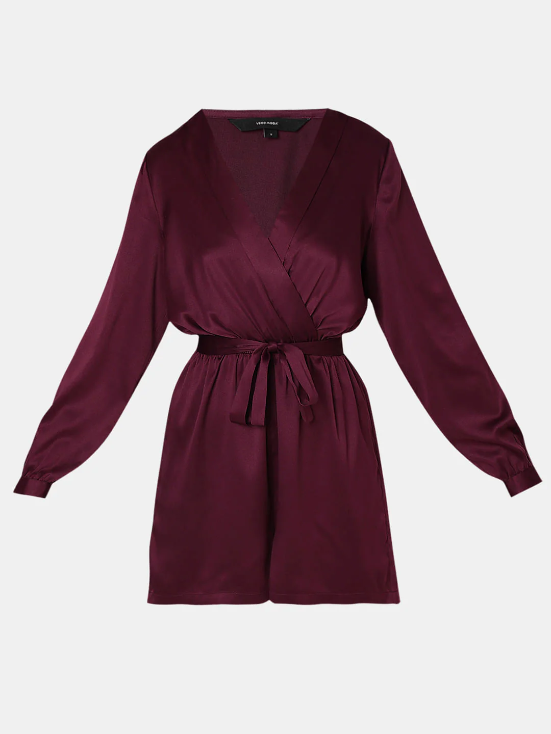 Maroon V-Neck Playsuit - Image 7