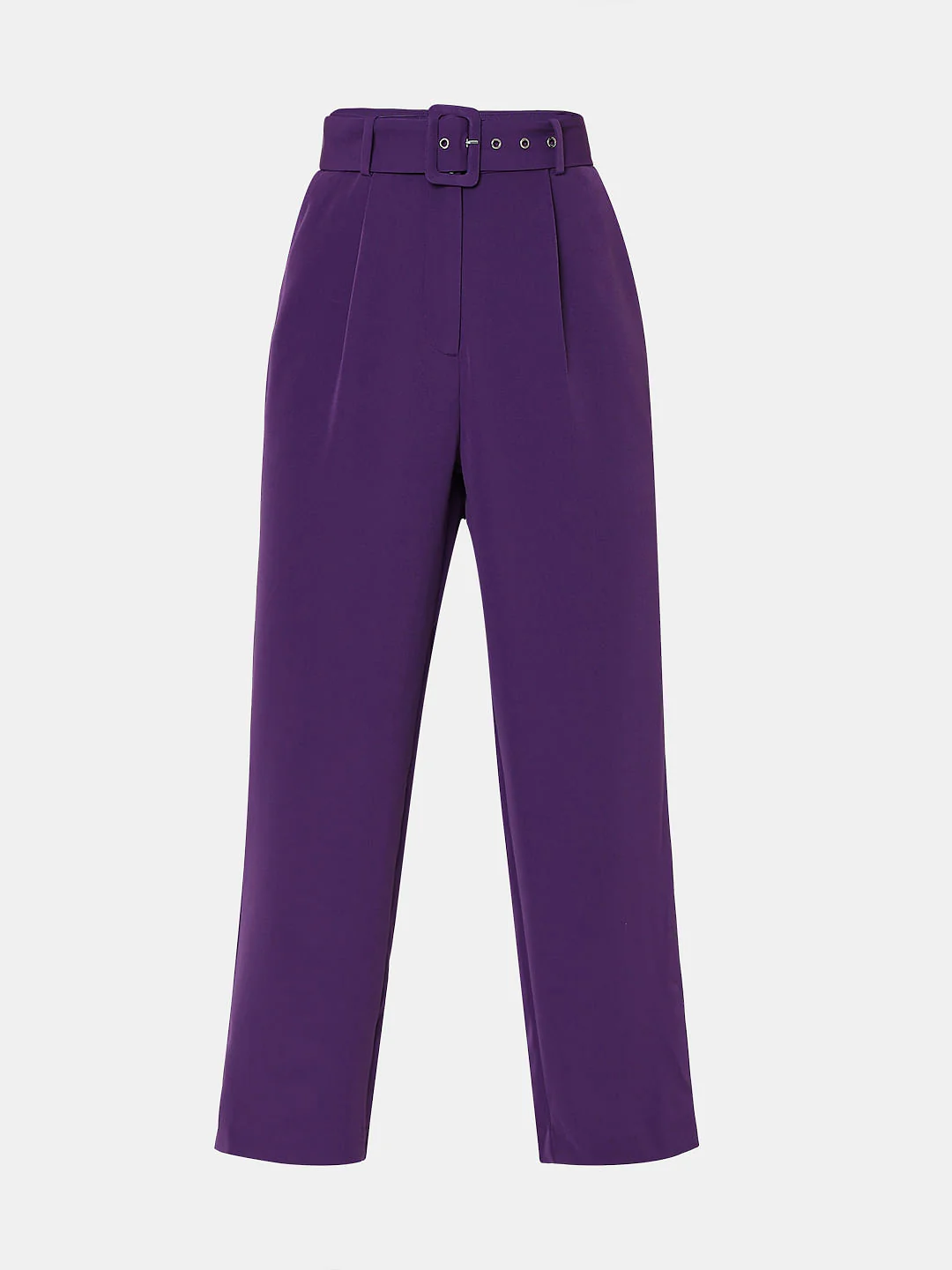 Purple High Rise Co-Ord Set Pants - Image 8