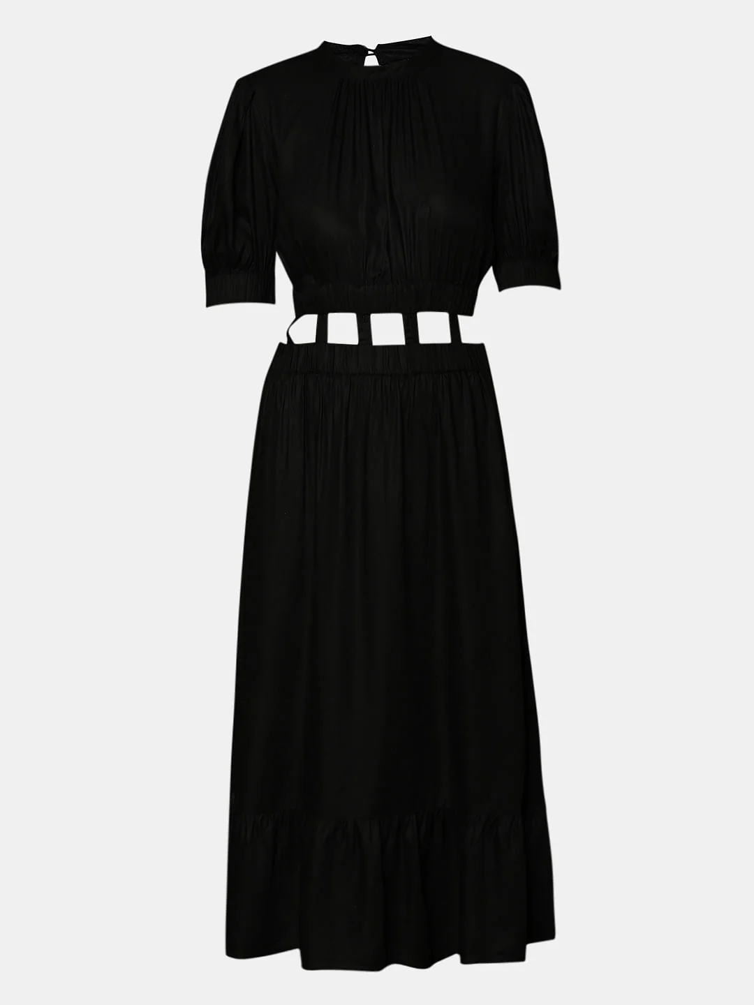 Black Multi-Style Midi Dress - Image 8