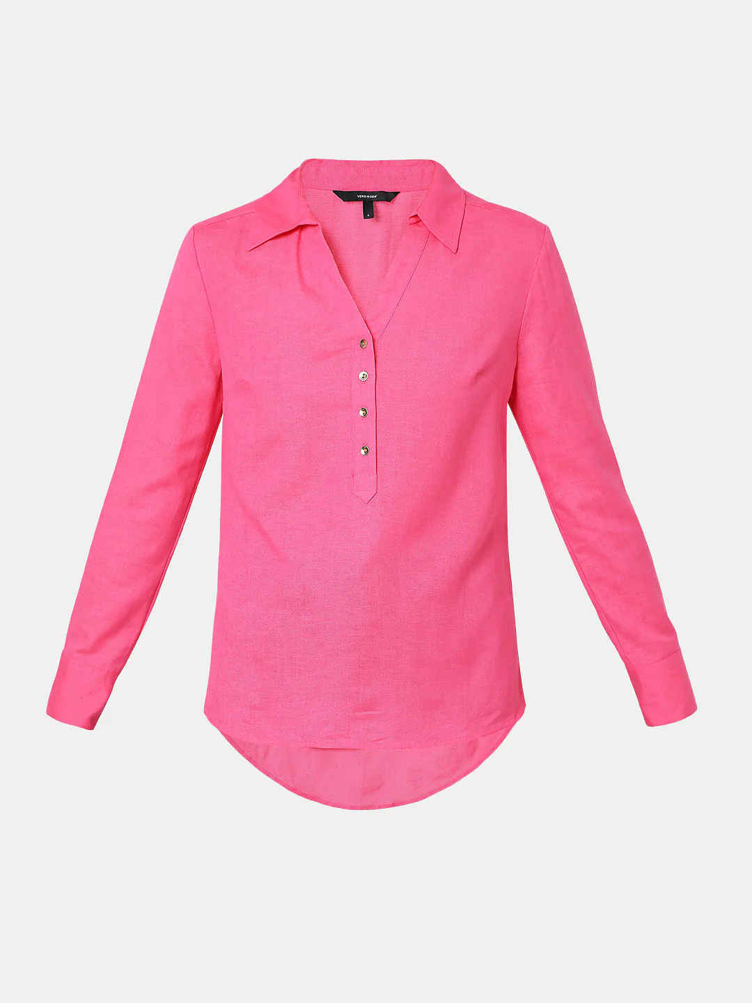 Pink Asymmetric Shirt - Image 7
