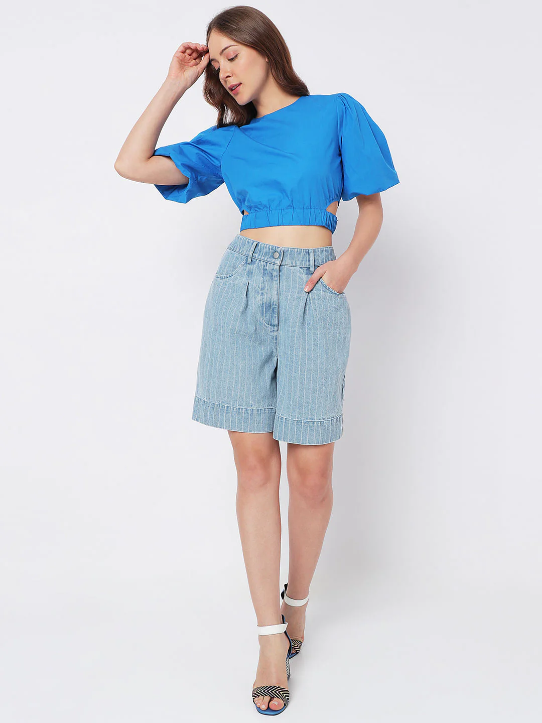 Blue Crop Top - Image 5