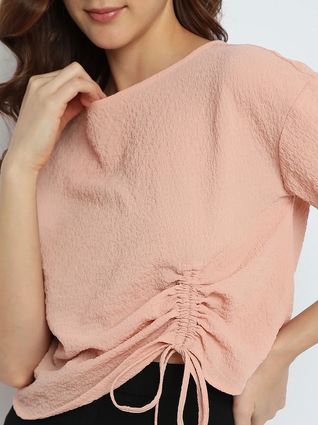 Peach Textured Top - Image 6