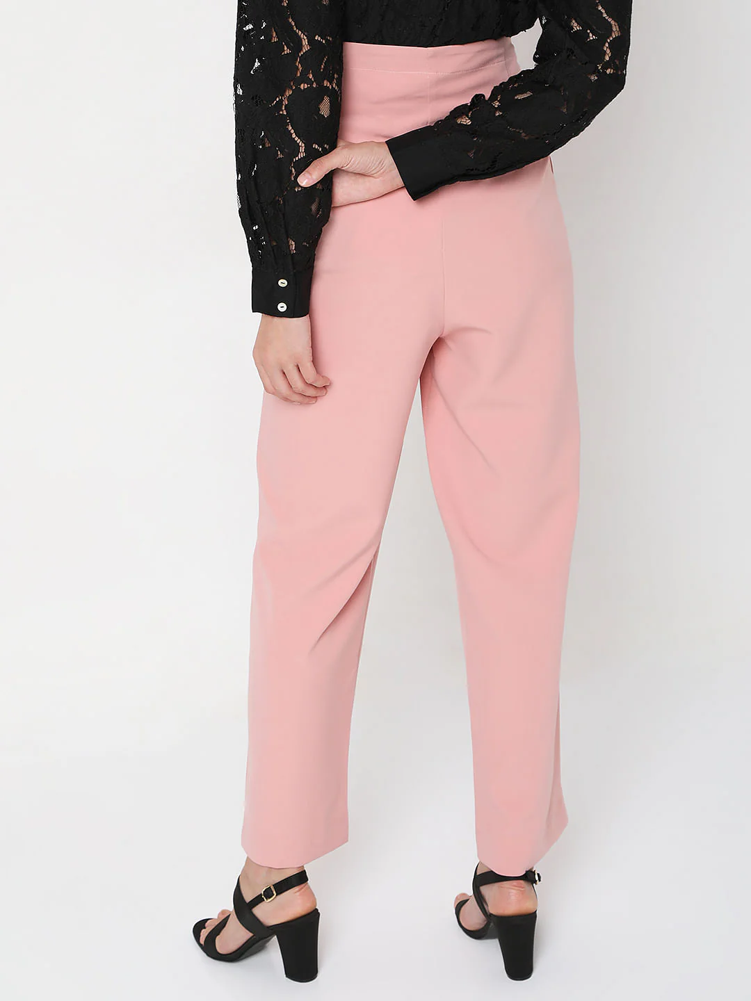 Pink High Rise Pants - Image 4