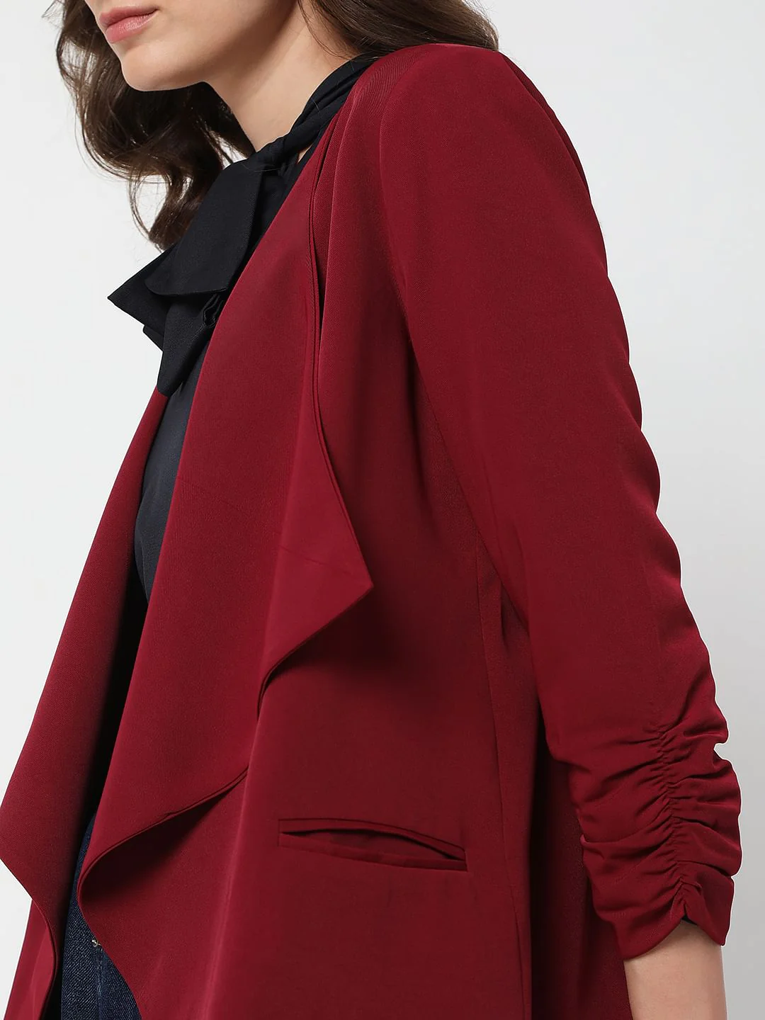 Maroon Shrug - Image 6