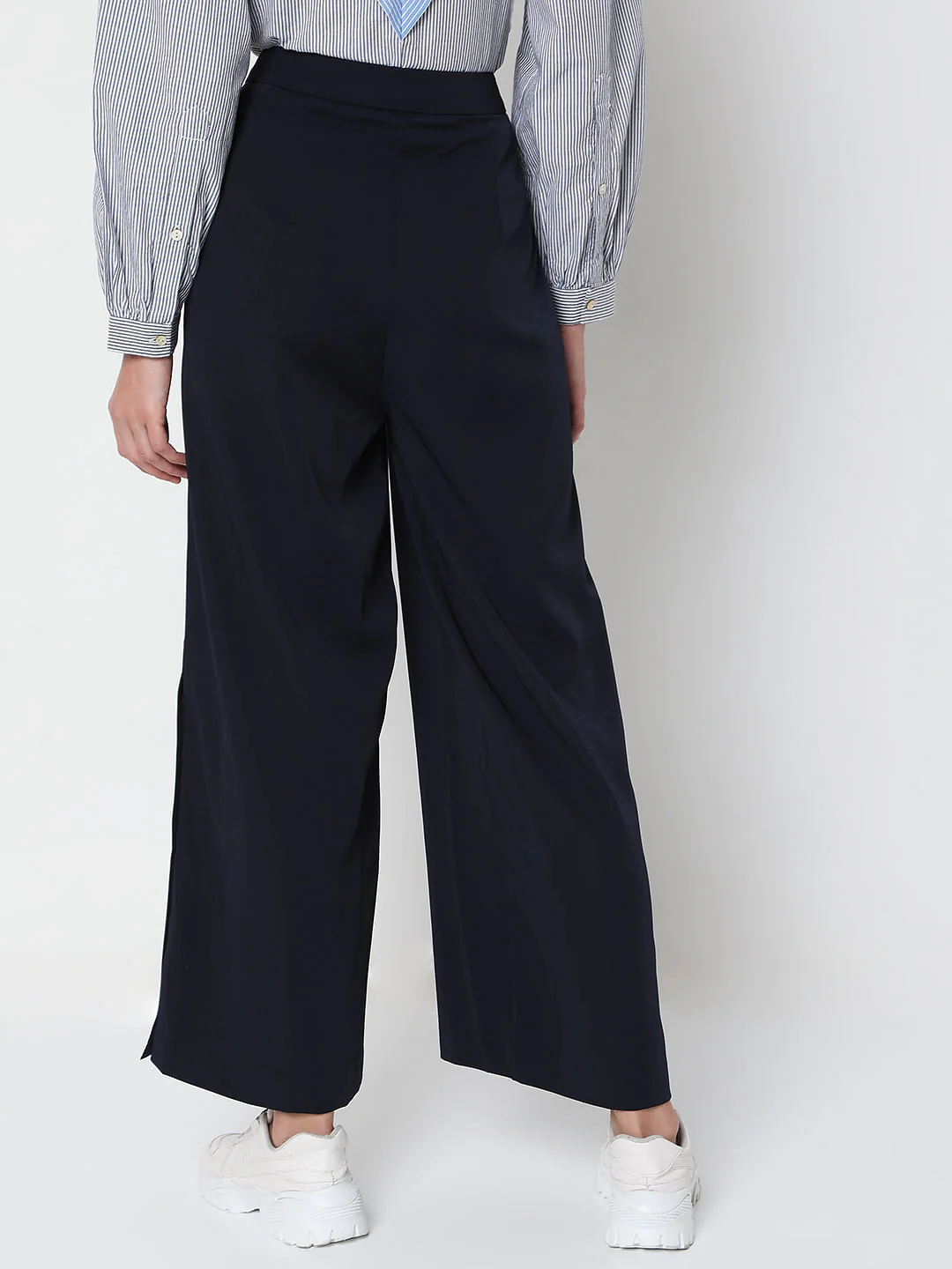 Blue High Rise Pants - Image 4