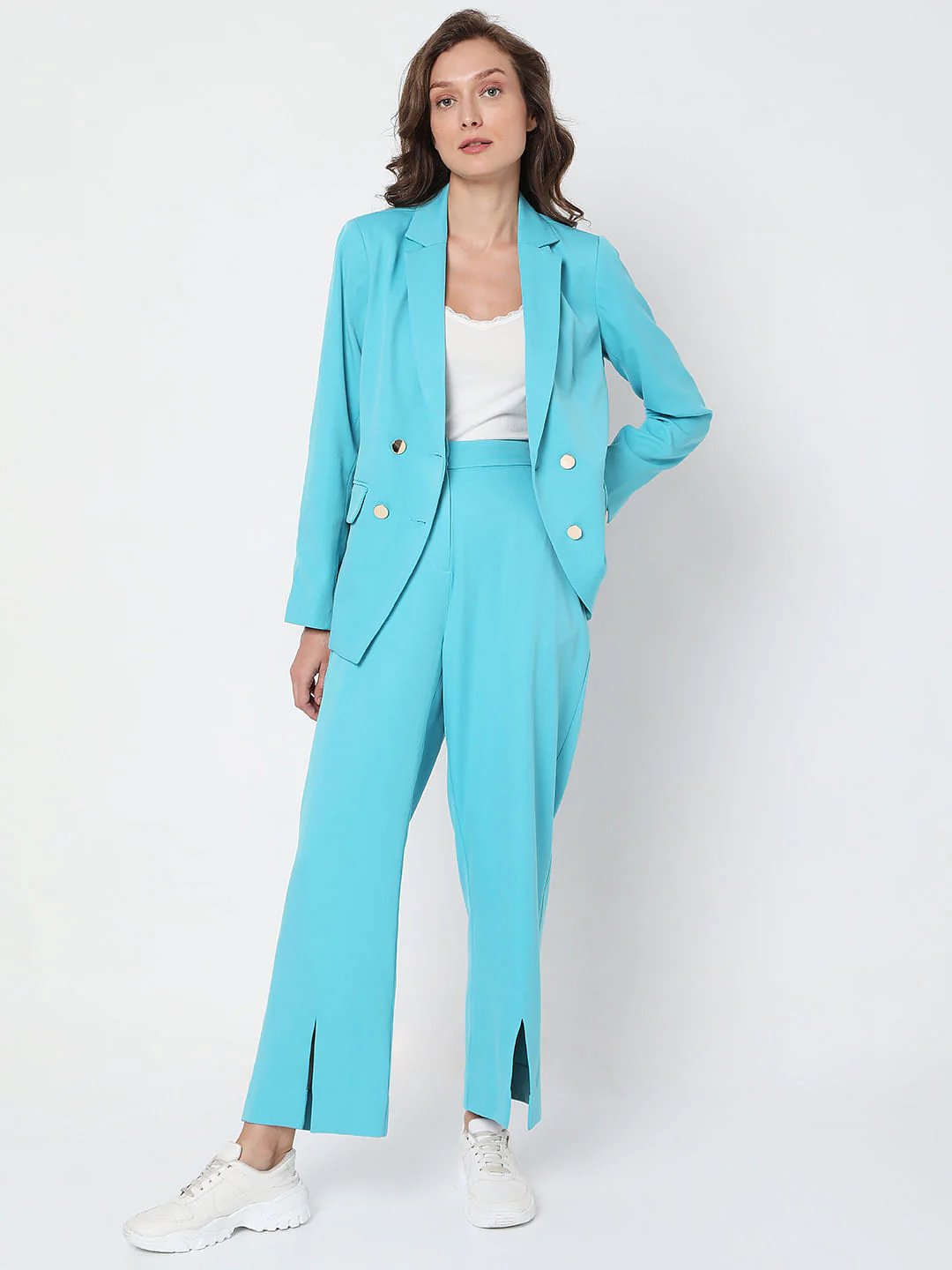Blue Tailored Co-Ord Blazer - Image 5