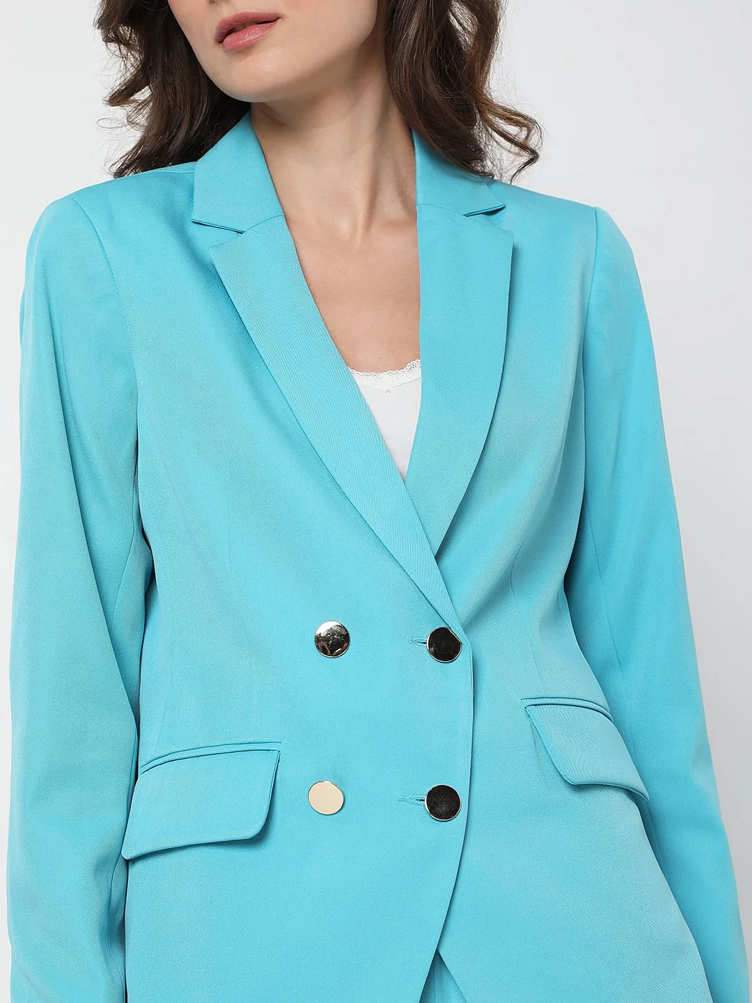 Blue Tailored Co-Ord Blazer - Image 6