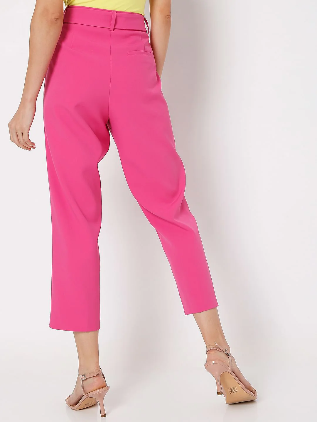 Hot Pink High Rise Pants - Image 4