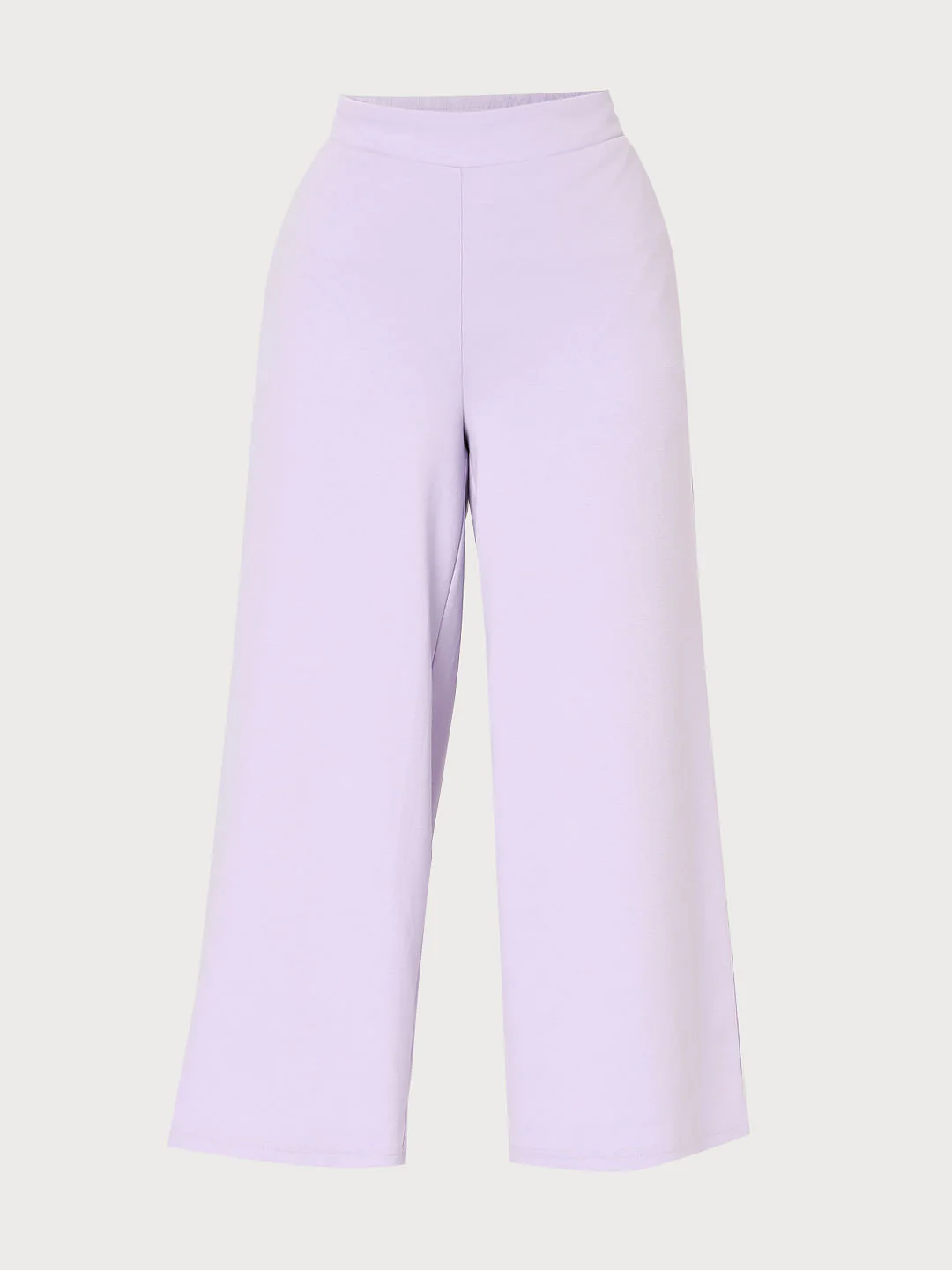 Lilac Mid Rise Tape Detail Culottes - Image 6