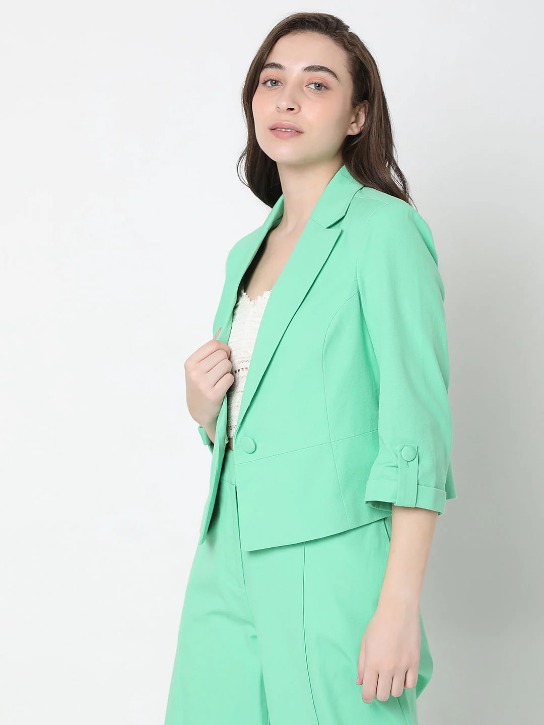 Mint Green Co-Ord Blazer - Image 3