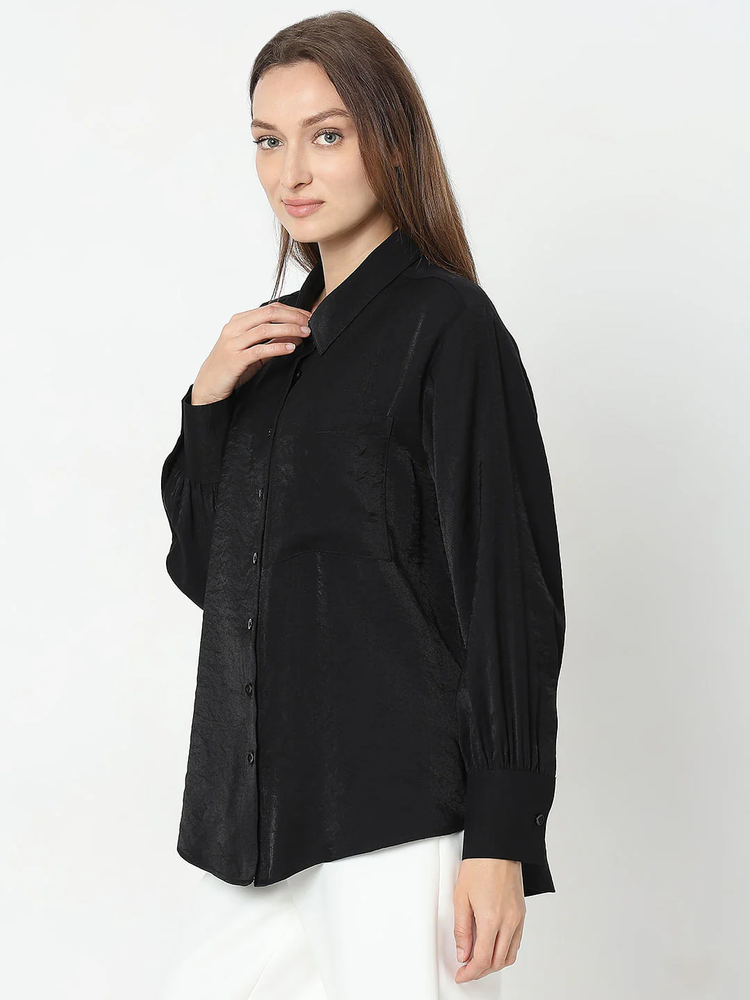 Black Full Sleeves Shirt - Image 3