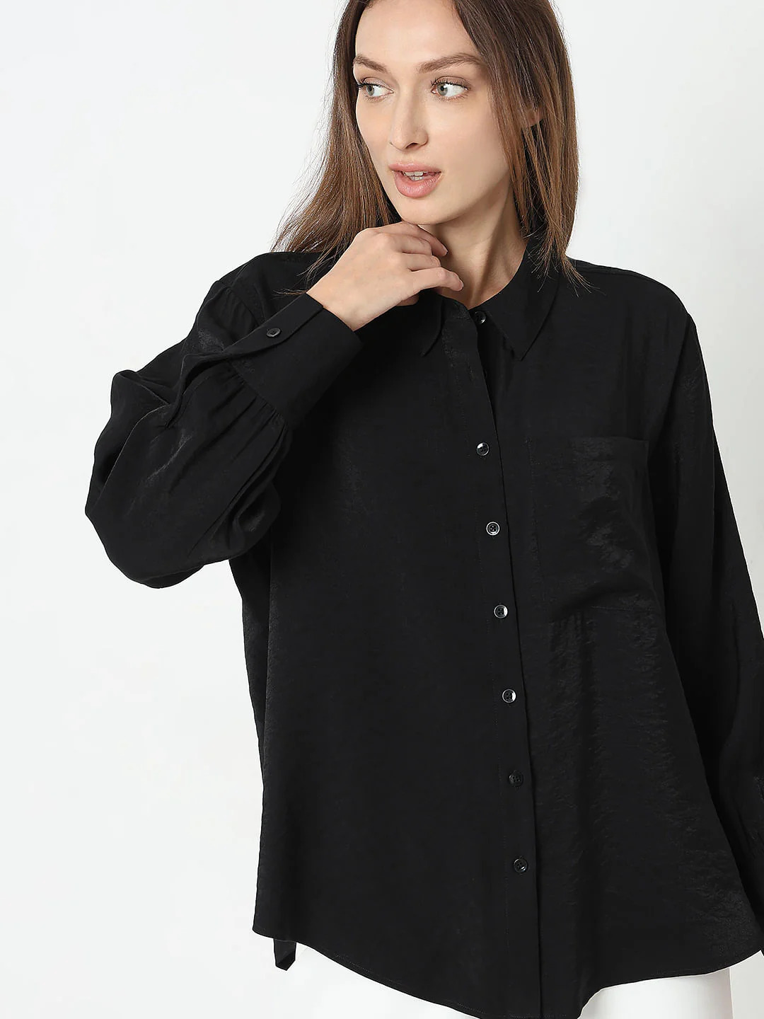 Black Full Sleeves Shirt - Image 6