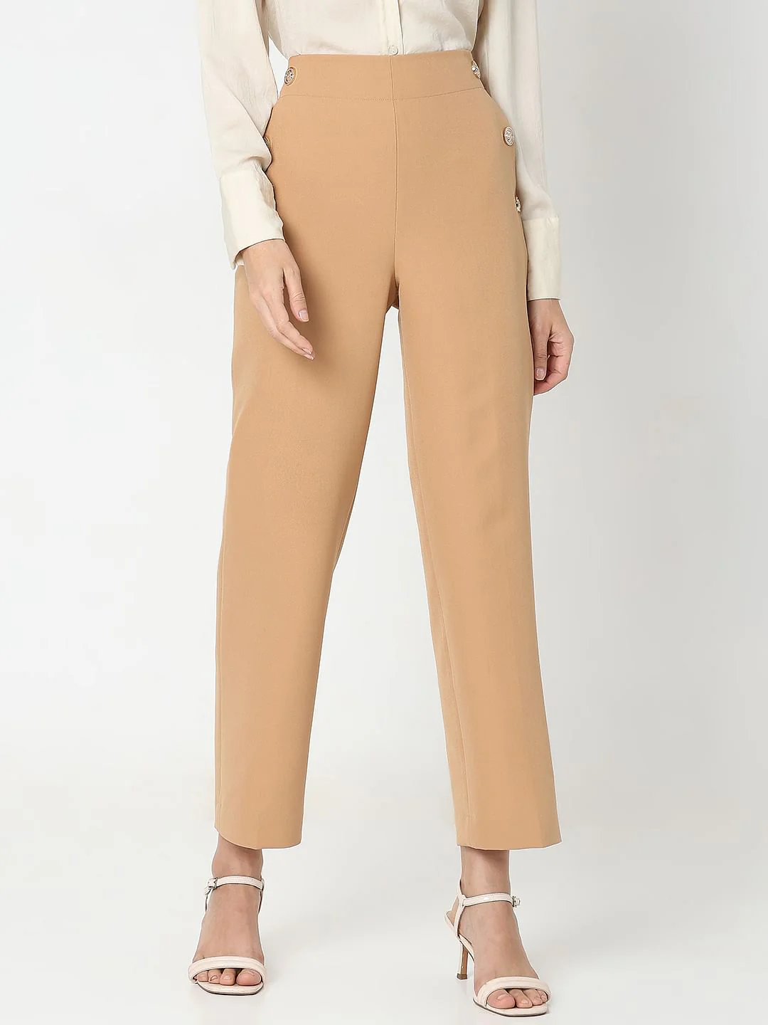 Peach High Rise Pants - Image 2