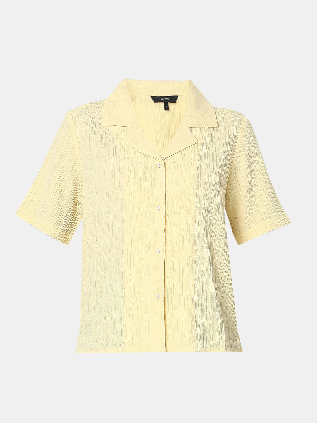 Light Yellow Crinkled Shirt - Image 7