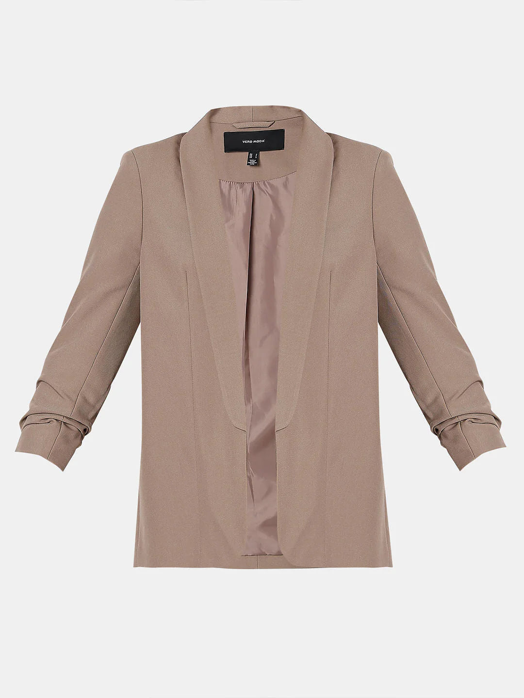 Ruched Cuff Sleeves Blazer - Image 7