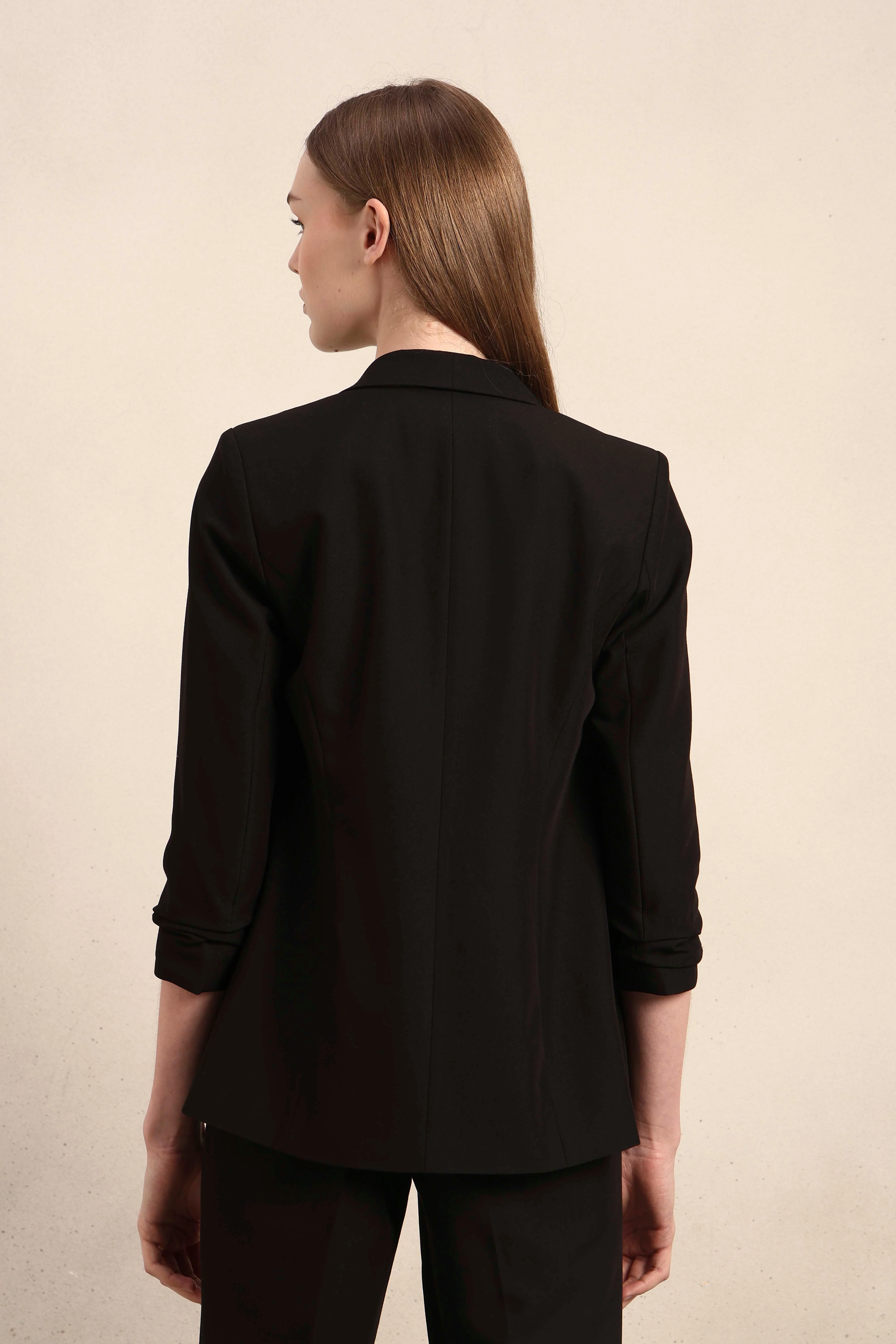 Shawl Collar Tailored Blazer - Image 10