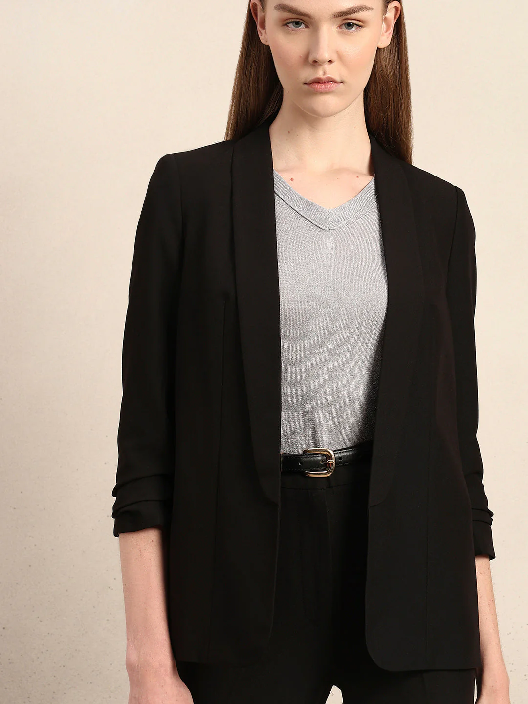 Shawl Collar Tailored Blazer - Image 6