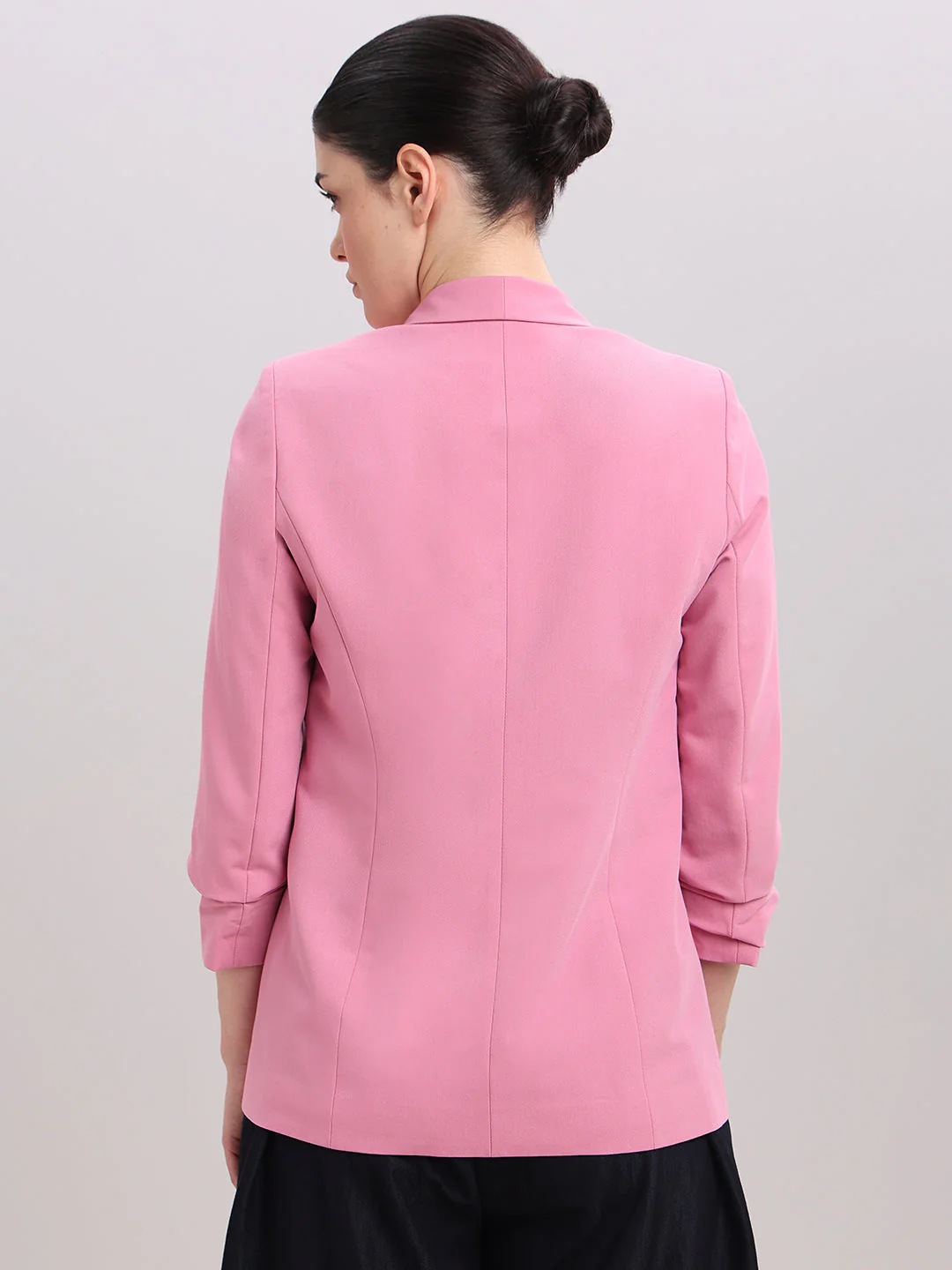 Pink Longline Tailored Blazer - Image 4
