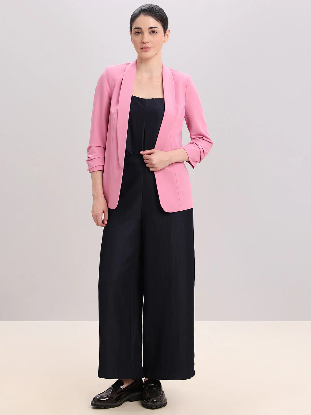 Pink Longline Tailored Blazer - Image 5