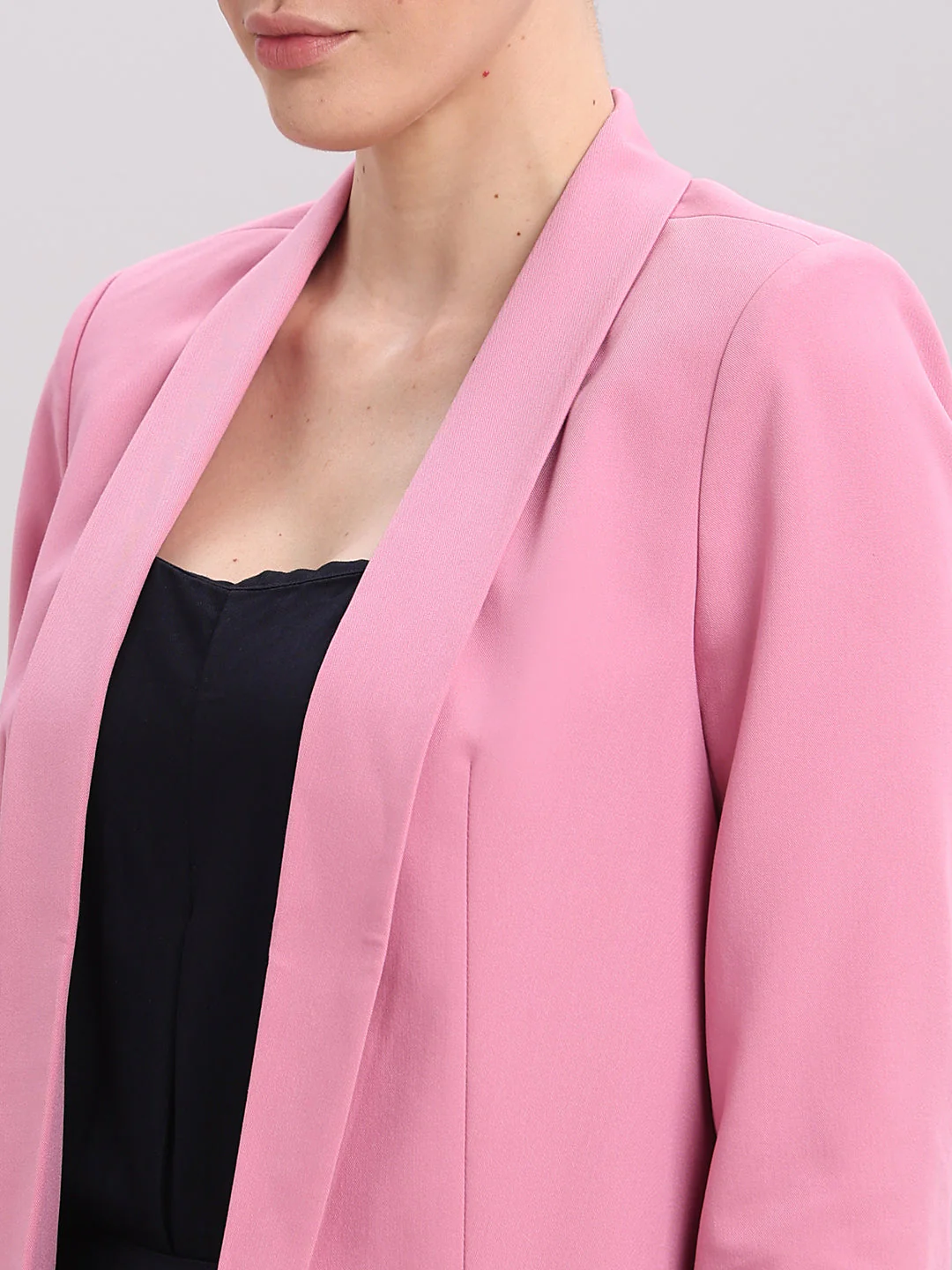 Pink Longline Tailored Blazer - Image 8