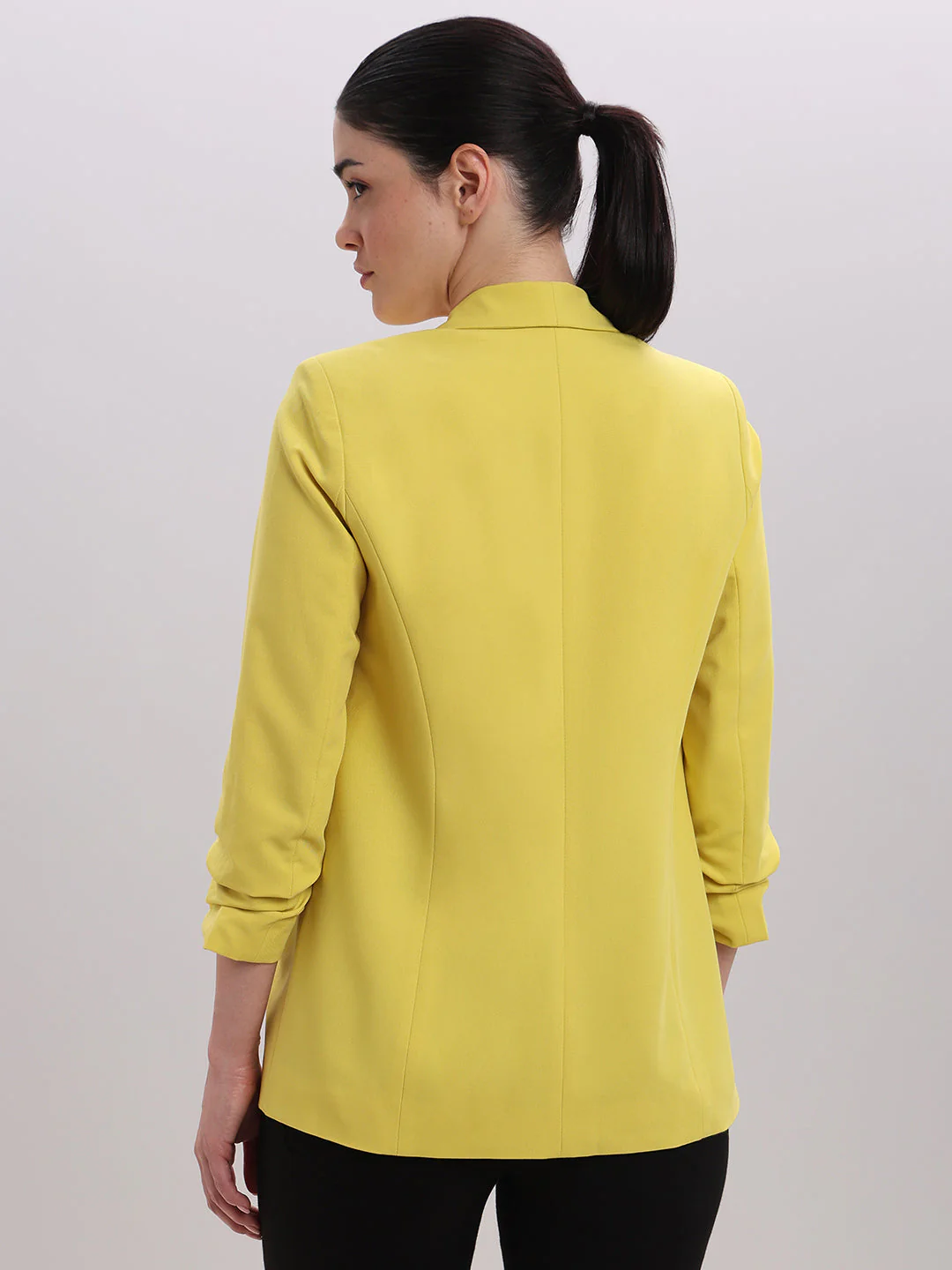 Yellow Longline Tailored Blazer - Image 4