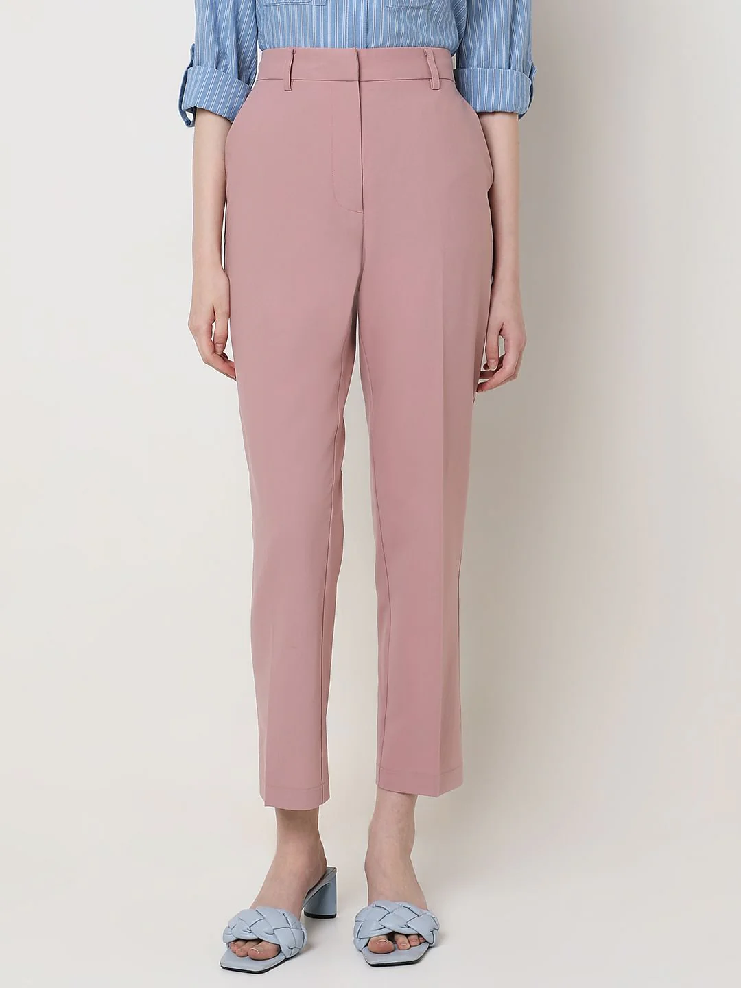 Pink Tailored Co-Ord Set Trousers - Image 2
