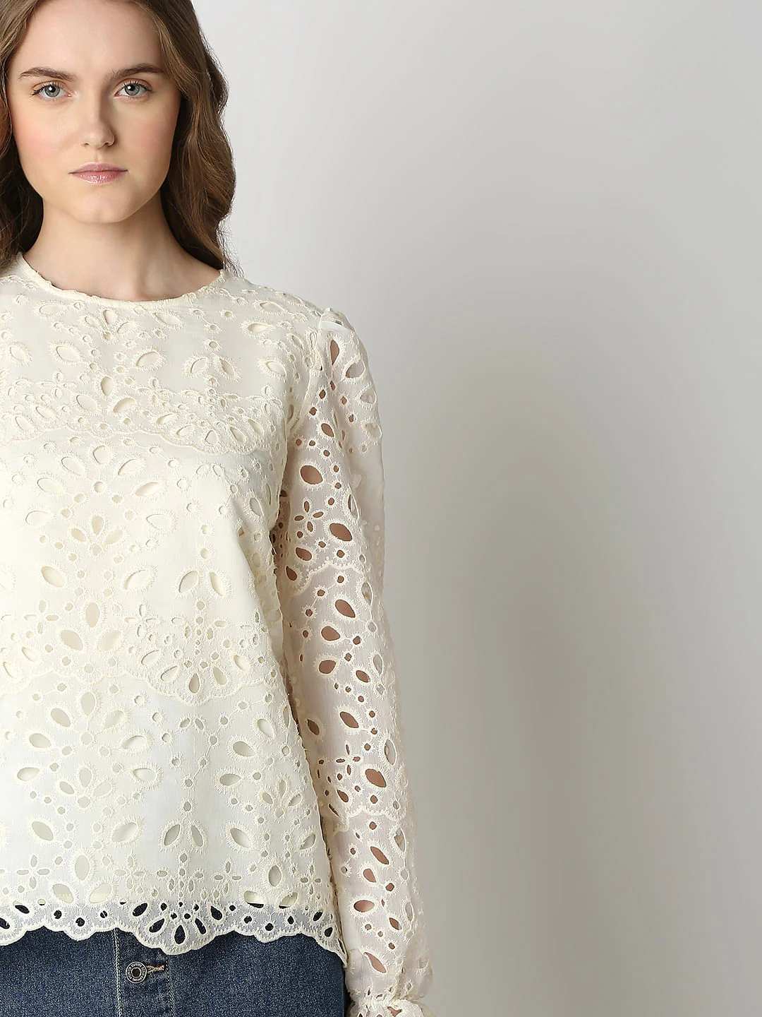 Off-White Schiffli Top - Image 6