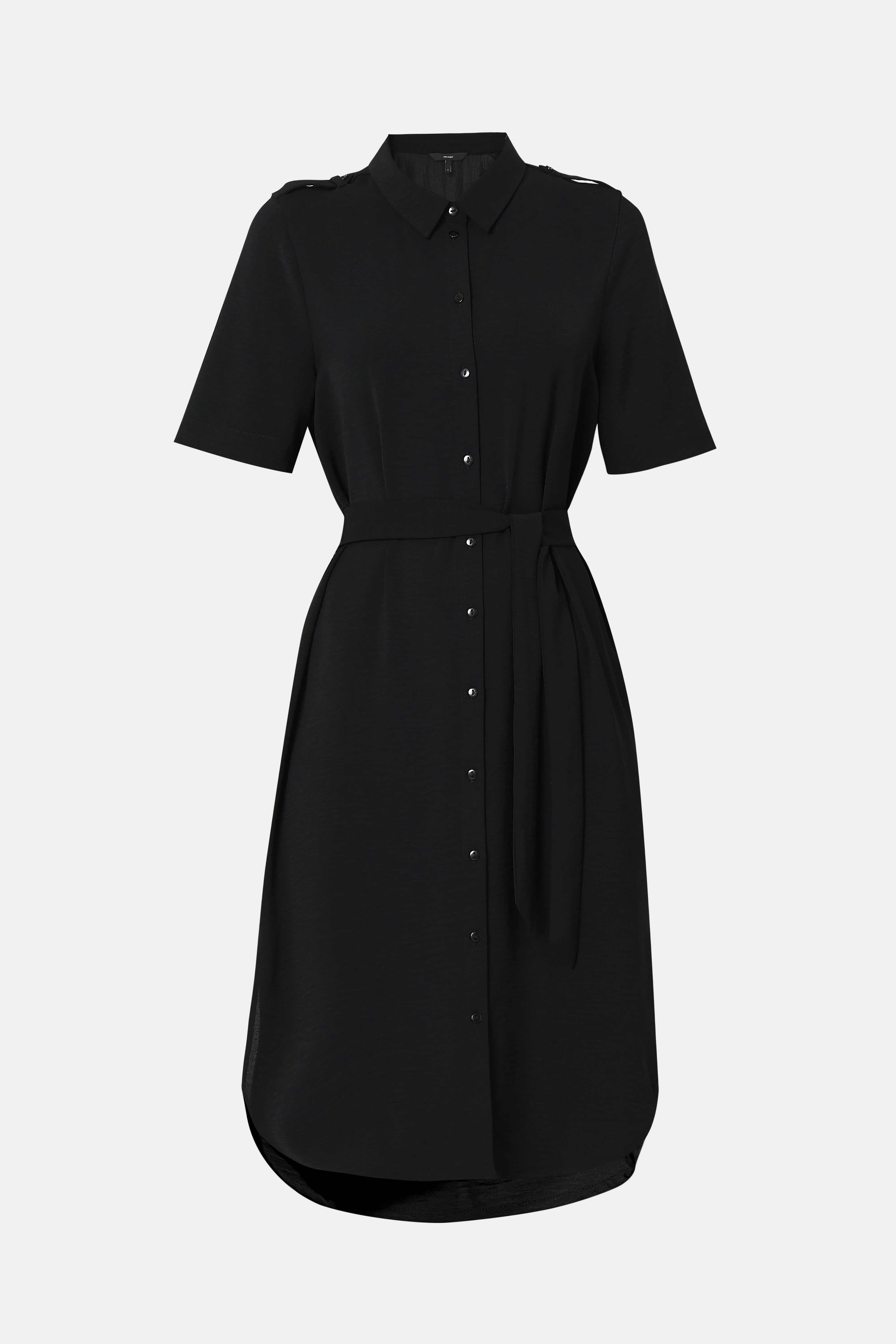 Black Shirt Dress - Image 7