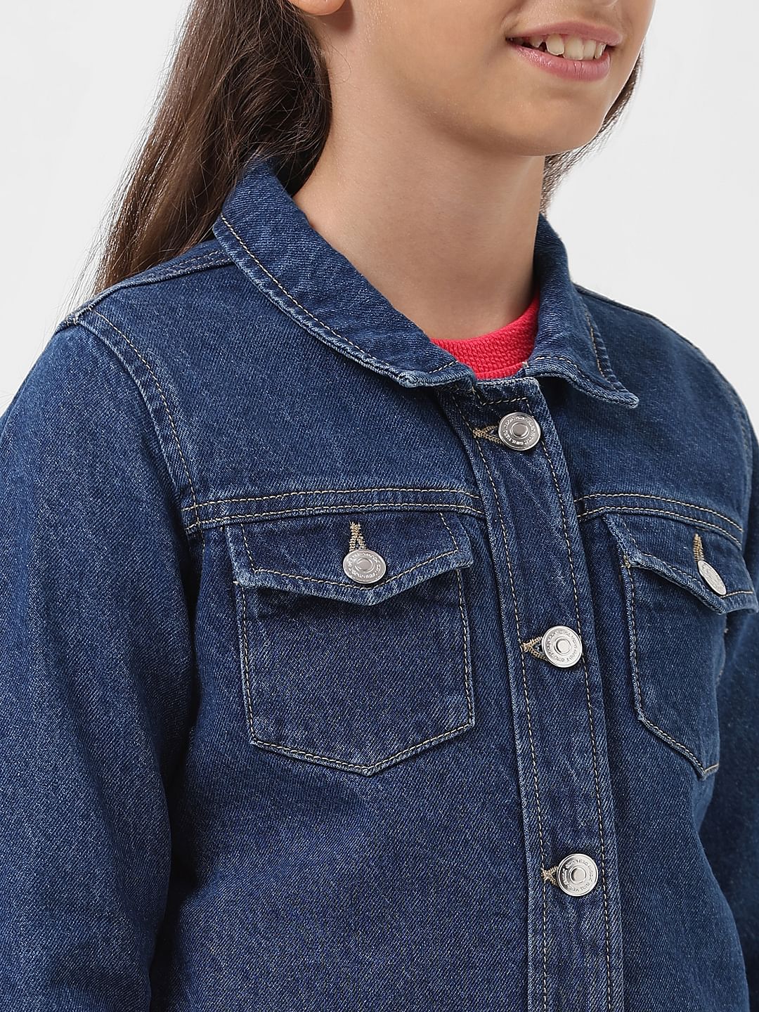 Girl Blue Denim Jacket - Image 4