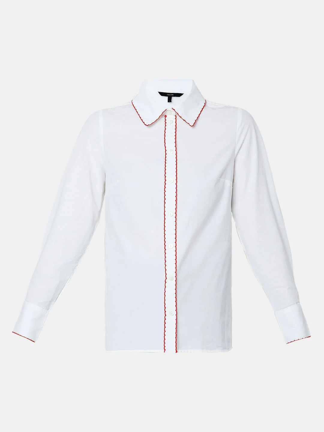 White Embroidered Shirt - Image 7