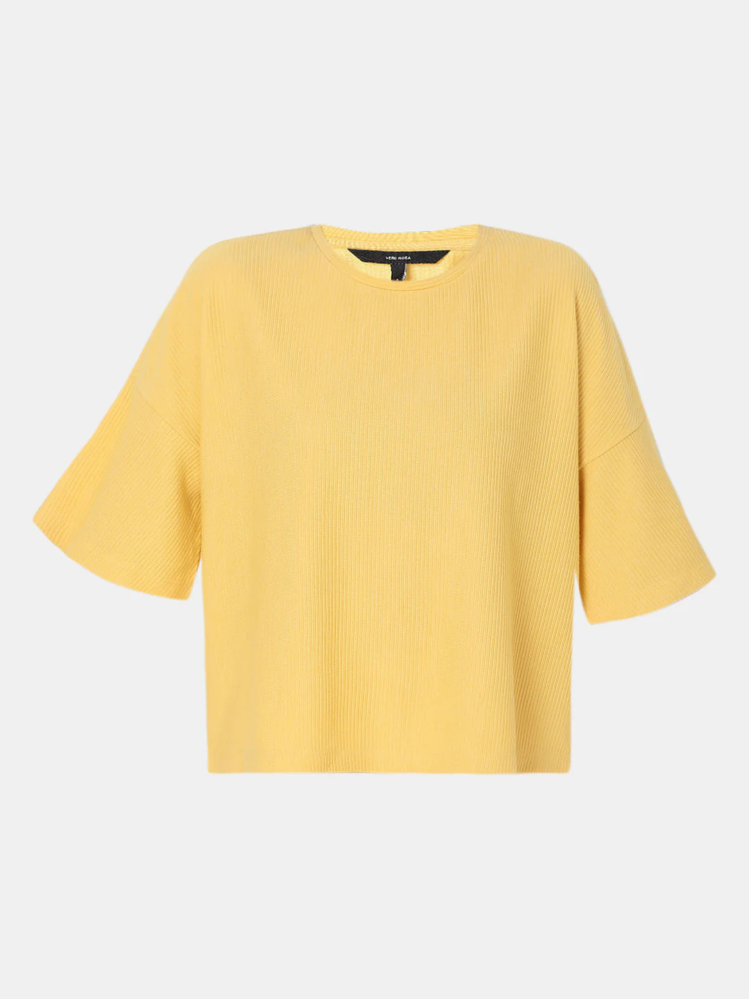 Yellow Ribbed Co-Ord Top - Image 7