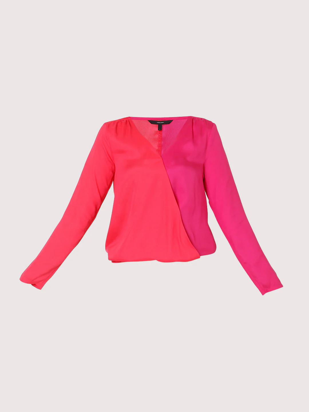 Pink Colourblocked Two-Toned Top - Image 7
