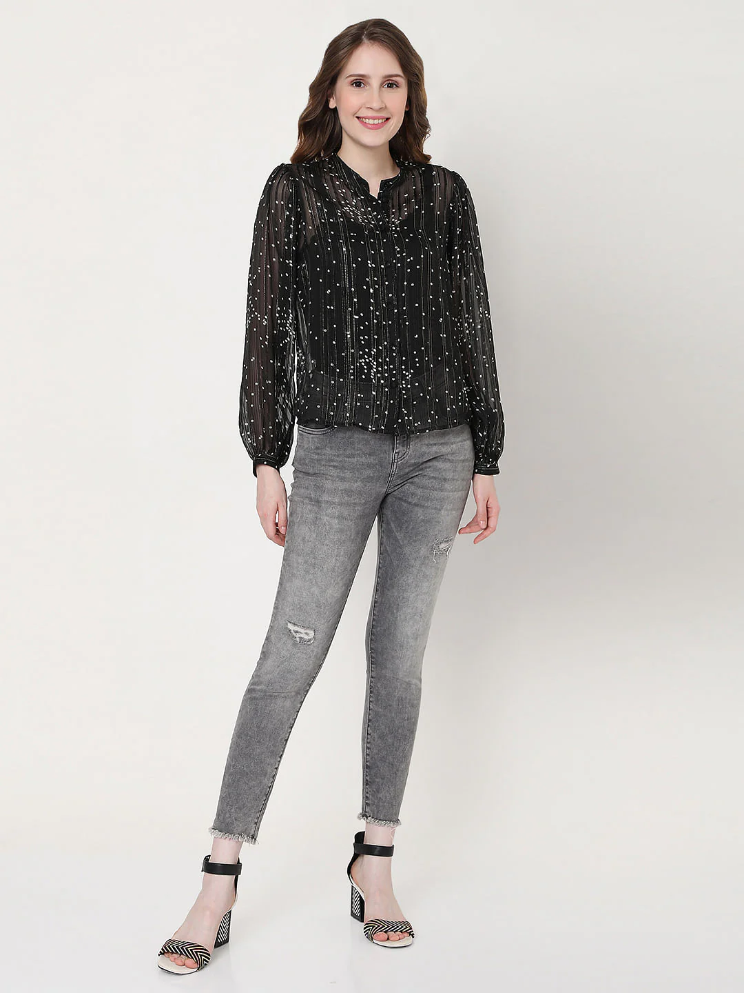 Black Textured Top - Image 5