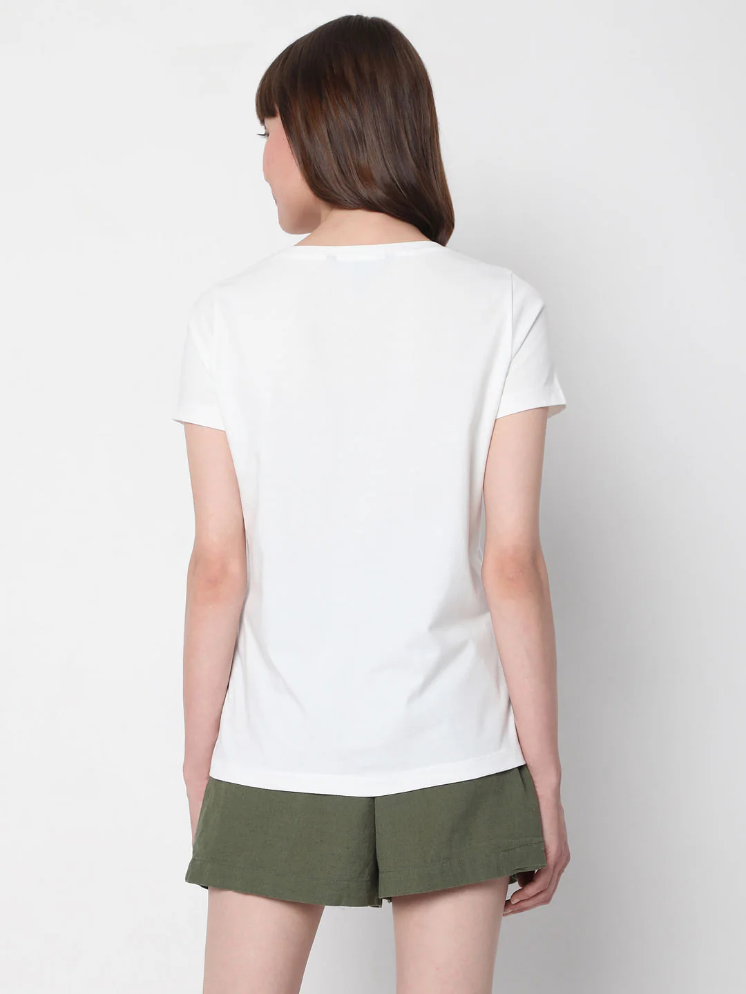White Slogan Print T-Shirt - Image 4