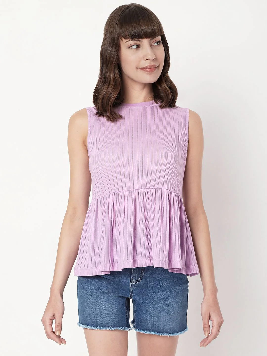 Purple Flared T-Shirt - Image 2