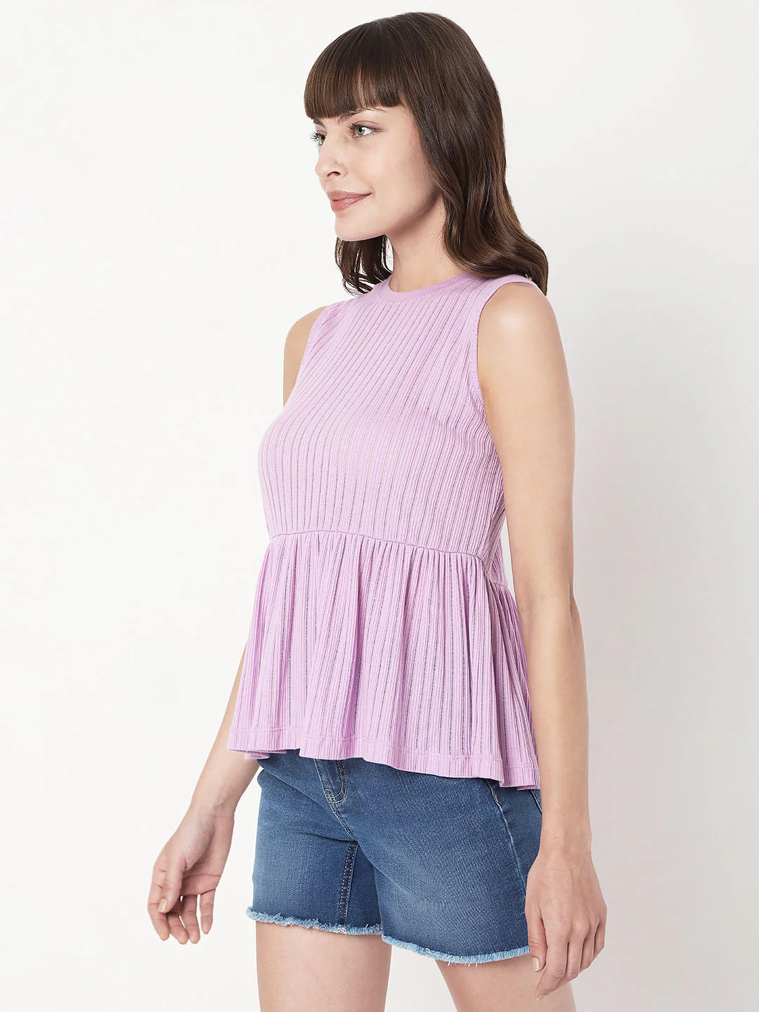 Purple Flared T-Shirt - Image 3